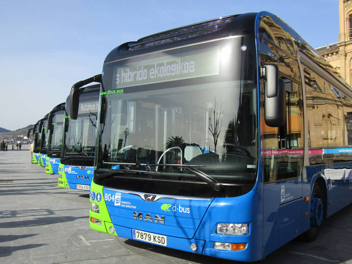 Los nuevos autobuses de Dbus.