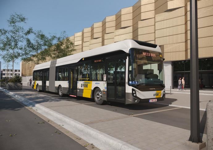 Iveco Bus y De Lijn: acuerdo récord de hasta 500 buses urbanos 100% eléctricos