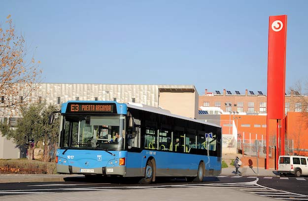 Un autobús de la EMT de Madrid.