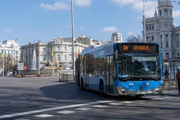 Los viajes en los autobuses de EMT Madrid serán gratis el 2 y 3 de abril