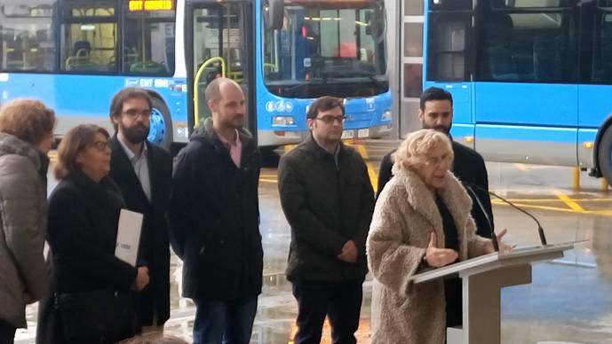 Madrid pone en marcha sus 200 nuevos autobuses urbanos
