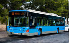 Autobús servicio especial dirección Ramón y Cajal.