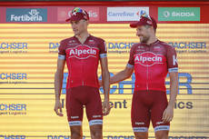 Imagen de la etapa número seis de La Vuelta.