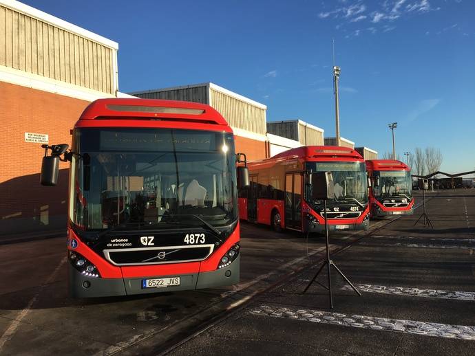 Algunos de los vehículos adquiridos por Avanza a Volvo.