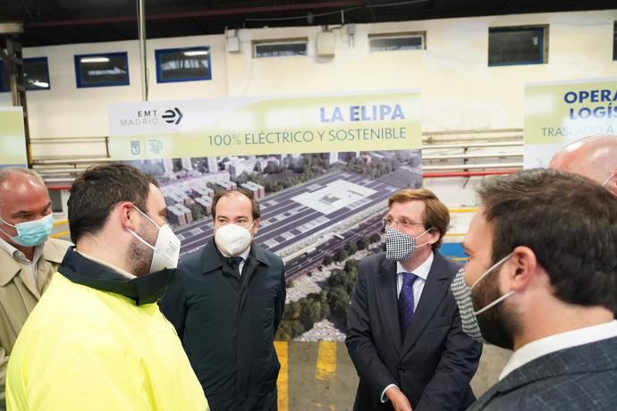 Las cocheras EMT de La Elipa cierra para ser centro de operaciones eléctrico