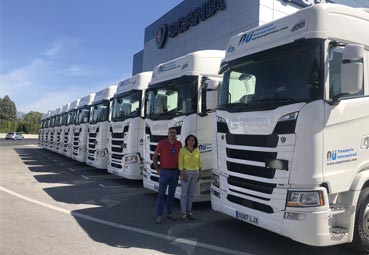 Aupatrans incorpora a su flota de vehículos 14 nuevos Scania S450