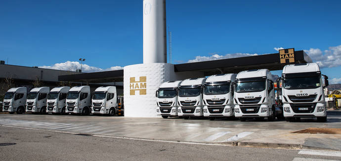 Transportes HAM adquiere 25 unidades del Nuevo Iveco Stralis NP de gas natural