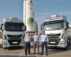 Entrega del Iveco Stralis.