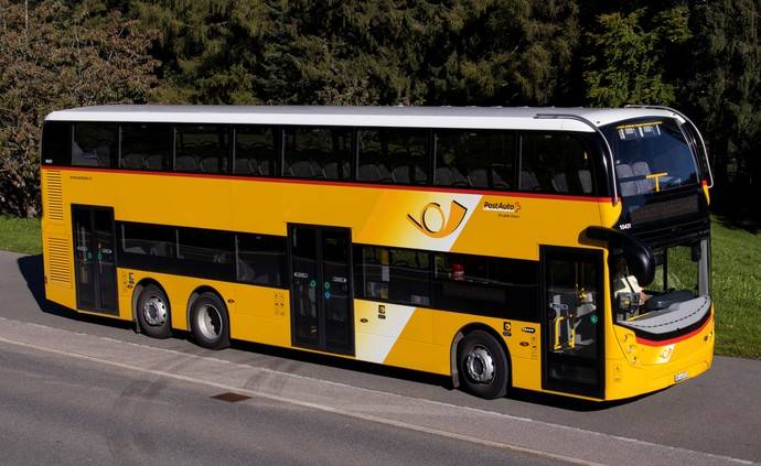 Un Enviro500, del operador suizo PostAuto.