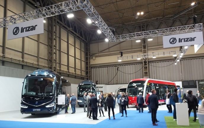 Irizar e-mobility presentó el Irizar ie tram en Euro Bus Expo