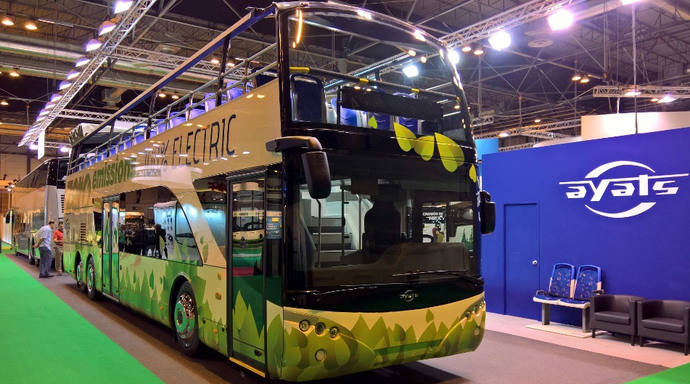 Ayats presente en Busworld con 3 vehículos