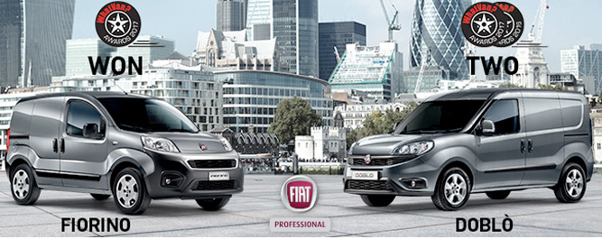 Doblò Cargo y Nuevo Fiorino sido elegidos los mejores vehículos en las categorías ‘Light Van of the Year’ y ‘Small Van of the Year’.
