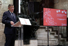 Ximo Puig durante la presentación del UNEIX 2018-2030.