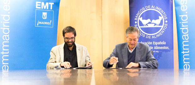 EMT de Madrid ayuda al Banco de Alimentos