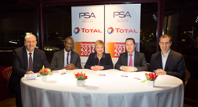 El Grupo PSA y Total renuevan su histórica colaboración