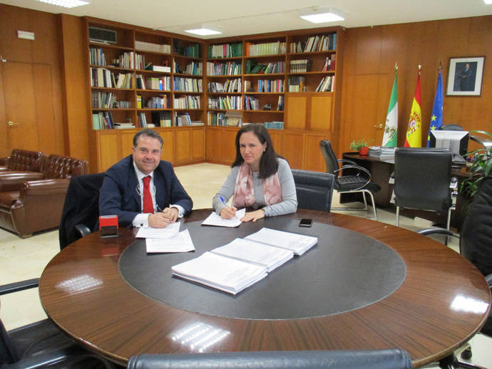 Firma de la concesion de la Línea Cordoba-Pozoblanco.