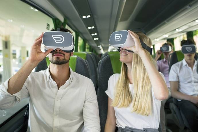 Llega la realidad virtual a los autocares Flixbus de la ruta entre Barcelona y Lyon