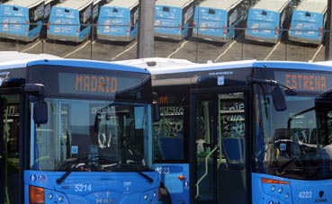 Un botón avisa al conductor de bus en las paradas