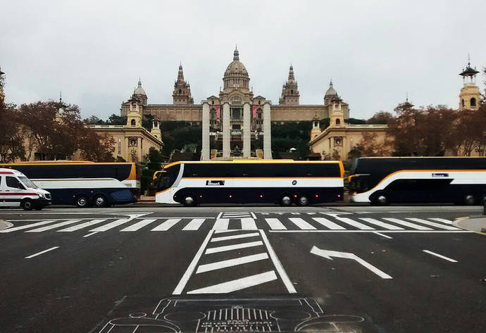 Nueva línea Manresa-Barcelona operada por Monbus