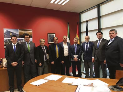 Reunión entre la Agencia Andaluza de Educación y Fedintra