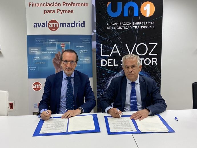 Avalmadrid y UNO Logística firman un convenio que fomenta la sostenibilidad