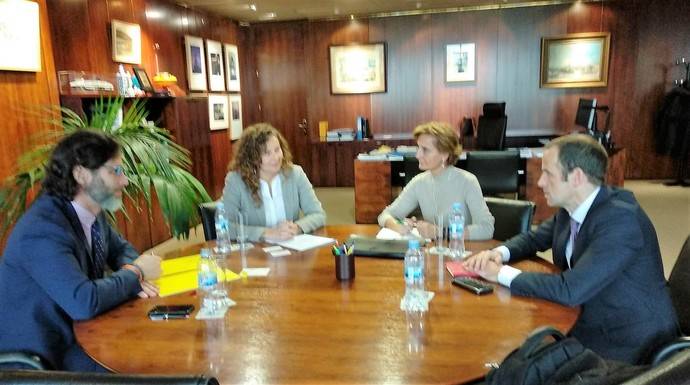 Reunión de Aeutransmer con la Presidenta de Puertos del Estado