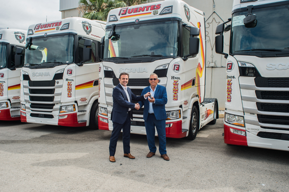 El Grupo Fuentes suma 30 unidades Scania S500 a su flota