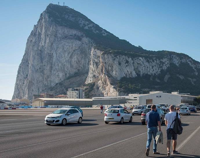 El Peñón de Gibraltar.