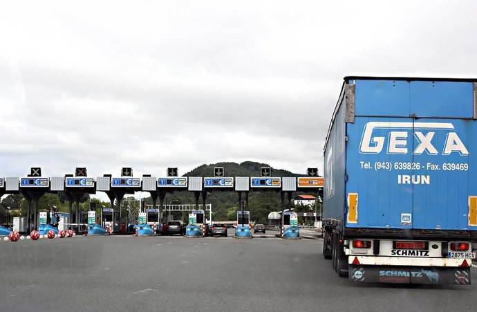El transporte de mercancía por carretera parará en Guipúzcoa