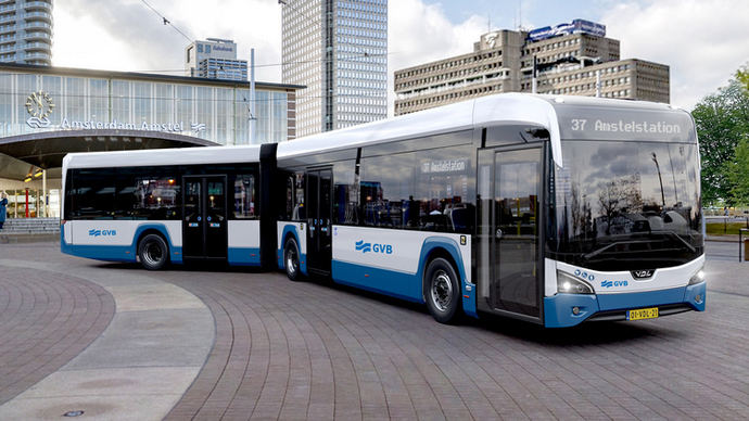 GVB Ámsterdam amplia su flota eléctrica con 84 ebuses VDL Citea