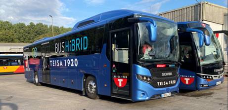 Teisa pone en marcha el primer bus h&#237;brido interurbano en la Garrotxa