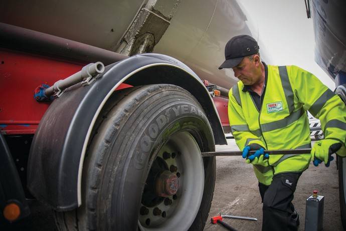 ServiceLine24h de Goodyear reduce el tiempo de parada de los camiones