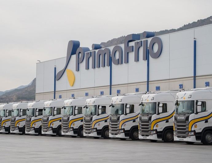Grupo Primafrío renueva su flota con 311 vehículos de Scania