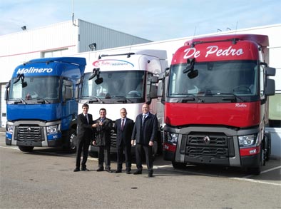 El Grupo De Pedro y Molinero renueva su flota con Renault Trucks