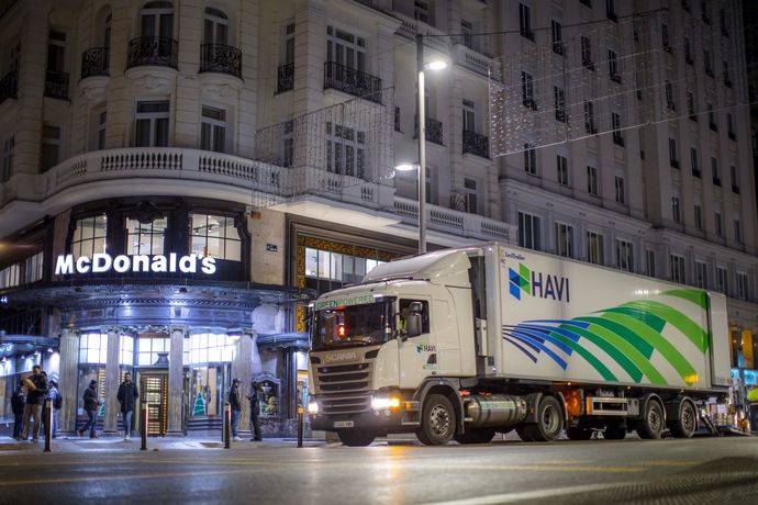 Havi y Scania minimizan la huella ambiental de McDonald's España