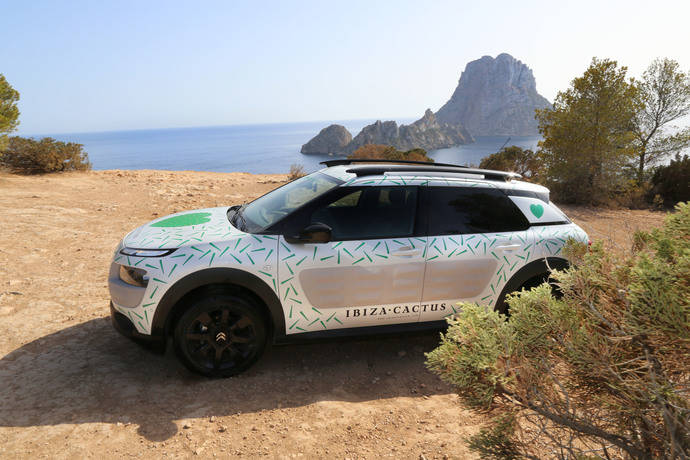 El Citroën C4 Cactus personalizado por el artista Arno Bani.