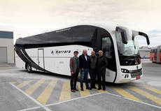 Nuevo modelo SC7 entregado a Autobuses Ángel Herrera. 