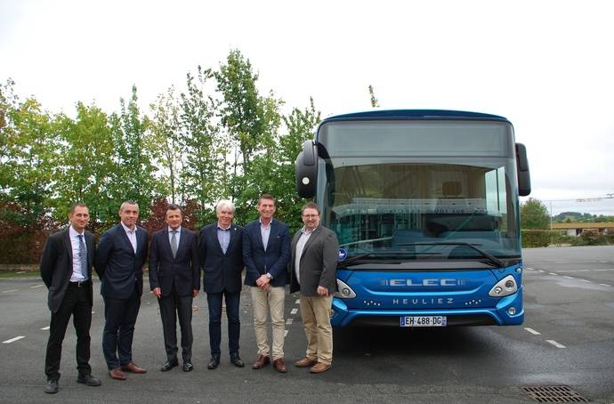 Uno de los autobuses de Heuliez vendidos a la ciudad de Trondheim.