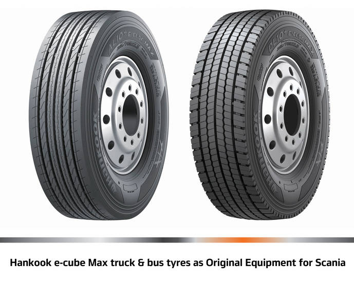 Hankook, proveedor de equipo original de Scania