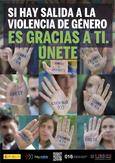 Cartel contra la violencia de género.