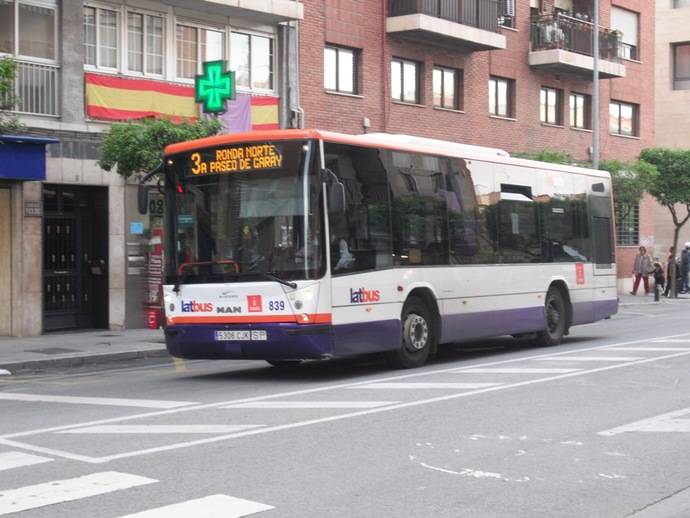 Un autobús interurbano de Murcia.