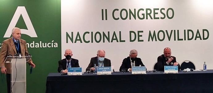 Fandabus en la clausura del II Congreso Nacional de Movilidad