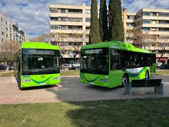 Ciudad Real incorpora dos King Long híbridos-eléctricos a su flota