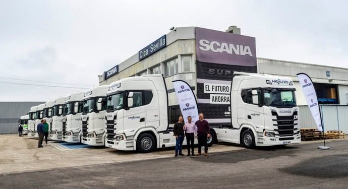 Andalfrío incorpora a su flota nuevas cabezas tractoras Scania