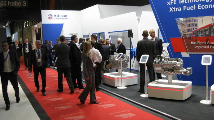 Allison presenta sus nuevos productos en Busworld