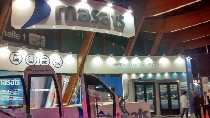 Masats celebra sus 50 años de existencia y fabricación en la feria de Busworld