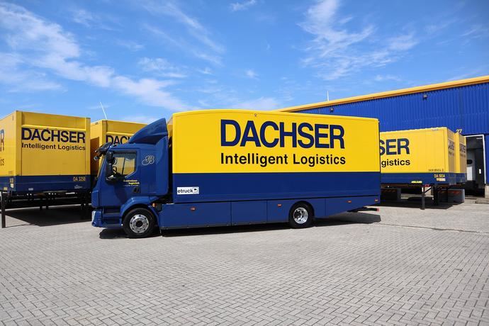 En circulación los primeros camiones eléctricos de Dachser en Países Bajos