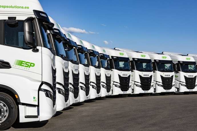 Iveco realiza la mayor operación de vehículos con gas natural