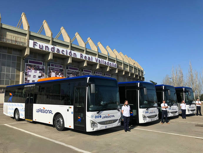 La Regional adquiere cuatro autobuses Iveco Bus Crossway para la ciudad de Valladolid