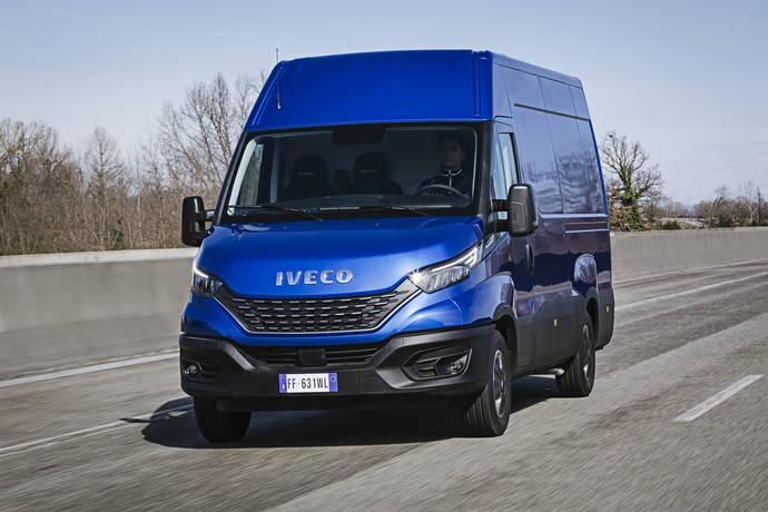 La Nueva Daily de Iveco, en una prueba por carretera.